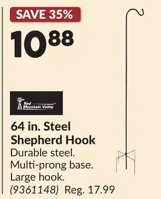 Princess Auto 64 in. Steel Shepherd Hook offer