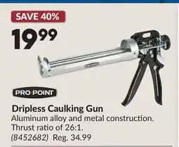 Princess Auto Dripless Caulking Gun offer