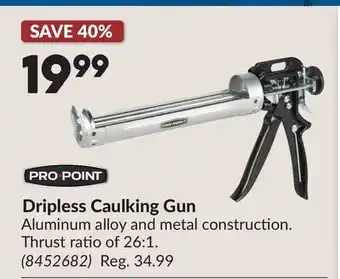 Princess Auto Dripless Caulking Gun offer