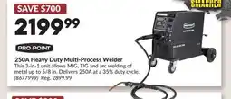 Princess Auto 250A Heavy Duty Multi-Process Welder offer