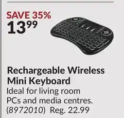 Princess Auto Rechargeable Wireless Mini Keyboard offer