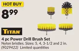 Princess Auto 4 pc Power Drill Brush Set offer