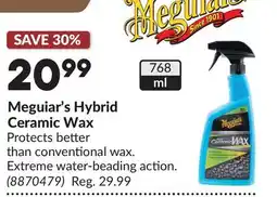 Princess Auto Meguiar's Hybrid Ceramic Wax offer
