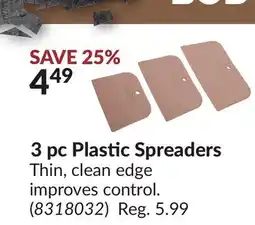 Princess Auto 3 pc Plastic Spreaders offer