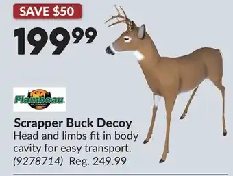Princess Auto Scrapper Buck Decoy offer