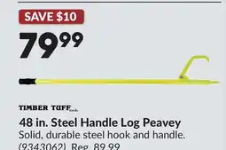 Princess Auto 48 in. Steel Handle Log Peavey offer