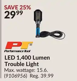 Princess Auto LED 1,400 Lumen Trouble Light offer