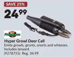 Princess Auto Hyper Growl Deer Call offer