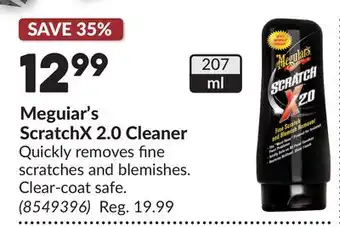 Princess Auto ScratchX 2.0 Cleaner offer