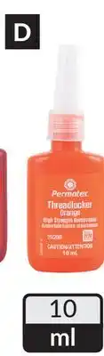 Princess Auto Orange Removable Hybrid Strength Thread lockers offer