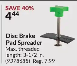 Princess Auto Disc Brake Pad Spreader offer