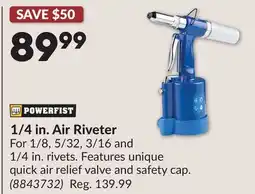 Princess Auto 1/4 in. Air Riveter offer