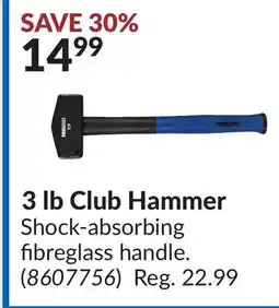 Princess Auto 3 lb Club Hammer offer