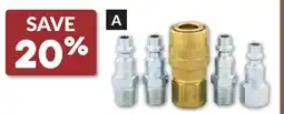 Princess Auto 1/4 in. Quick Coupler/Plug Sets offer