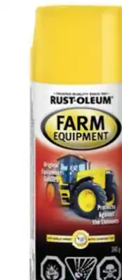 Princess Auto Farm and Implement Spray Paints John Deere Yellow offer
