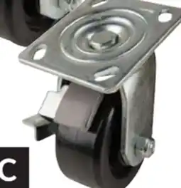 Princess Auto 4 in. Phenolic Caster Swivel with Brake offer