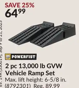 Princess Auto 2 pc 13,000 lb GVW Vehicle Ramp Set offer