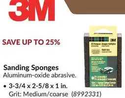 Princess Auto 3-3/4 x 2-5/8 x 1 in. Sanding Sponges offer