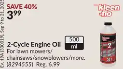 Princess Auto 2-Cycle Engine Oil offer