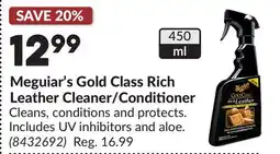 Princess Auto Meguiar's Gold Class Rich Leather Cleaner/Conditioner offer
