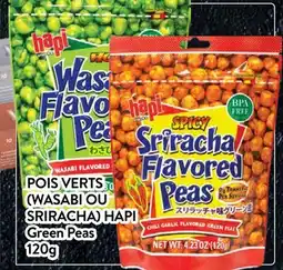 Supermarché PA POIS VERTS (WASABI OU SRIRACHA) HAPI offer