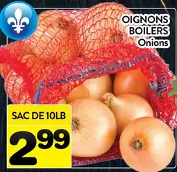 Supermarché PA OIGNONS BOILERS | Onions offer