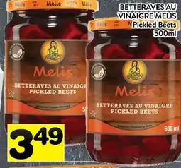 Supermarché PA BETTERAVES AU VINAIGRE MELIS | MELIS Pickled Beets offer