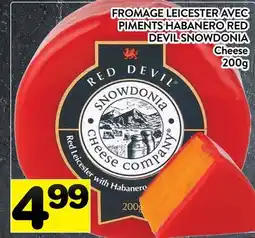 Supermarché PA FROMAGE LEICESTER AVEC PIMENTS HABANERO RED DEVIL SNOWDONIA | RED DEVIL Cheese offer