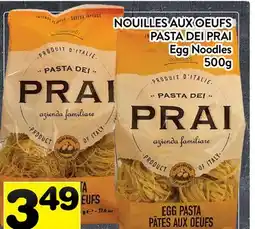 Supermarché PA NOUILLES AUX OEUFS PASTA DEI PRAI offer