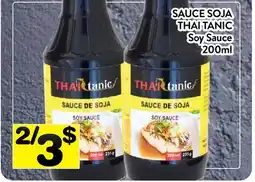 Supermarché PA SAUCE SOJA THAI TANIC | Soy Sauce offer