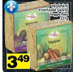 Supermarché PA VÉGÉPÂTÉ FONTAINE SANTÉ | Veggie Pâté offer