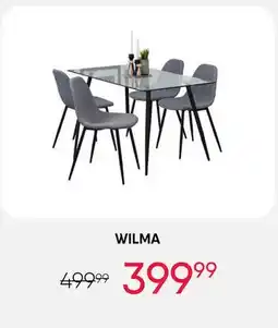 Meubles RD wilma - Dining Table with 4 Chairs offer