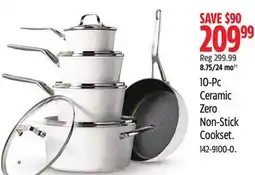 Canadian Tire Heritage The Rock 10-Pc Ceramic Zero Non-Stick Cookset offer