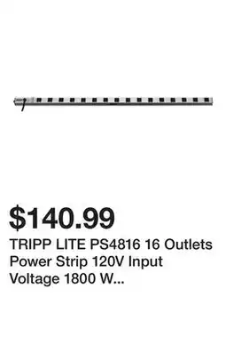 Newegg TRIPP LITE PS4816 16 Outlets Power Strip 120V Input Voltage 1800 W Maximum Power 15 ft. Cord Length offer