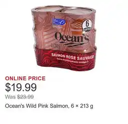 Costco Ocean's Wild Pink Salmon, 6 × 213 g offer