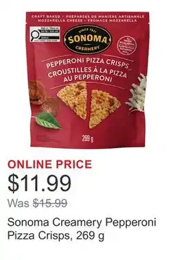 Costco Sonoma Creamery Pepperoni Pizza Crisps, 269 g offer