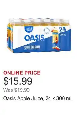 Costco Oasis Apple Juice, 24 x 300 mL offer