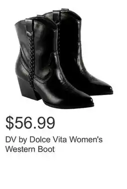 Costco DV by Dolce Vita Women's Western Boot offer