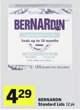 IGA Bernardn standard lids offer