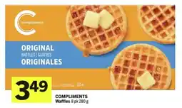 IGA Compliments waffles offer
