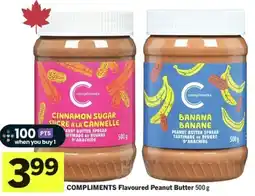 IGA Compliments flavoured peanut butter offer