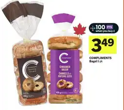 IGA Compliments bagel offer