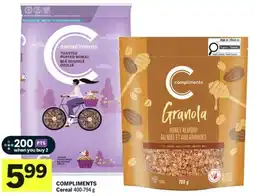 IGA Compliments cereal offer