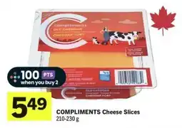 IGA Compliments cheese slices offer