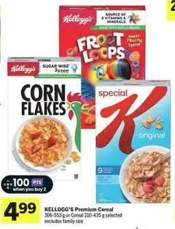 IGA Kellogg's premium cereal offer