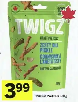 IGA Twigz pretzels offer