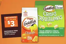 IGA Pepperidge farm goldfish crackers offer