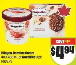 FreshCo Häagen-Dazs Ice Cream or Novelties offer