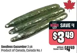 FreshCo Seedless Cucumber offer