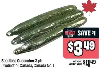 FreshCo Seedless Cucumber offer